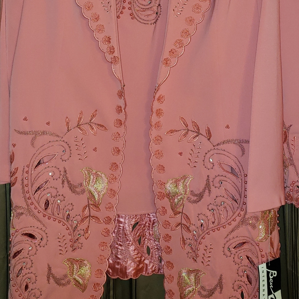 Embroidered Pant/skirt/ jacket/shirt Suit